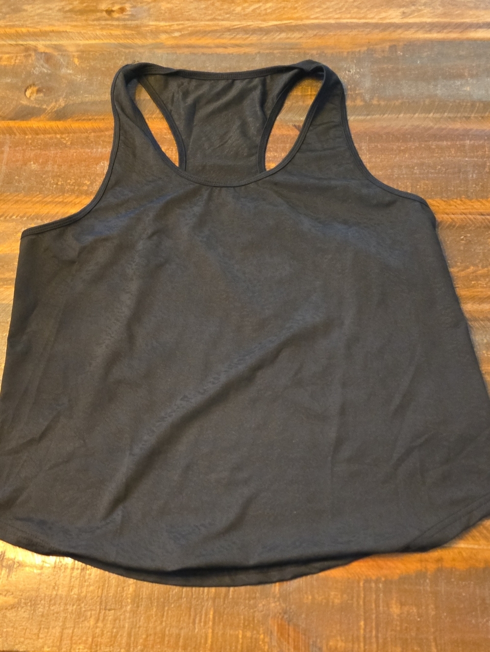 Black Racerback Tank Top - Womens